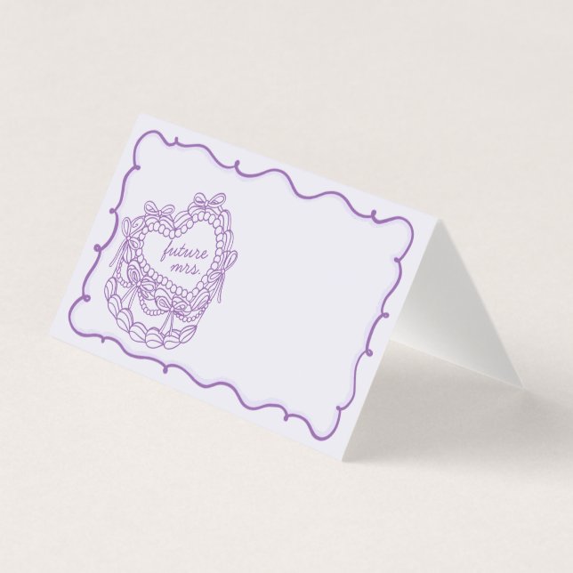 Fête des mariées de gâteau à la coquette pourpre (Front)