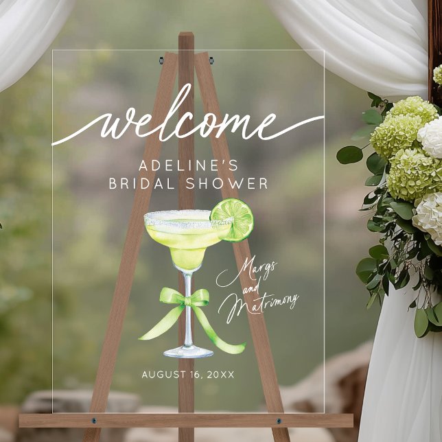 Fête des mariées de mariage Marges Accueil Symbole (Shown on an 18" x 24" sign)