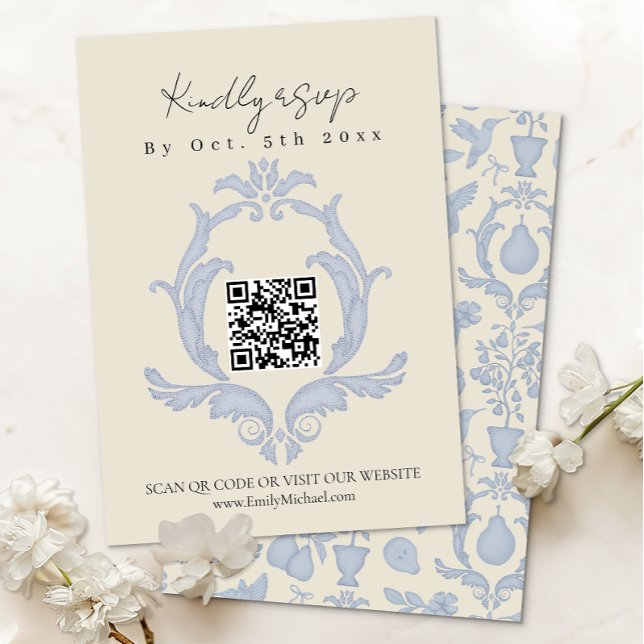 Fête des mariées de poire parfaite | Carte RSVP Da (RSVP card)