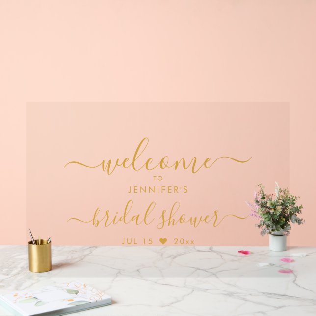 Fête des mariées de typographie moderne Welcome Go (Mariage)