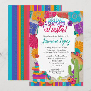 Fête des mariées Fiesta Invitation