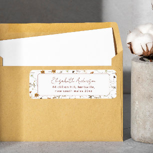 Fête des mariées Fleur sauvage de chute d'aquarell