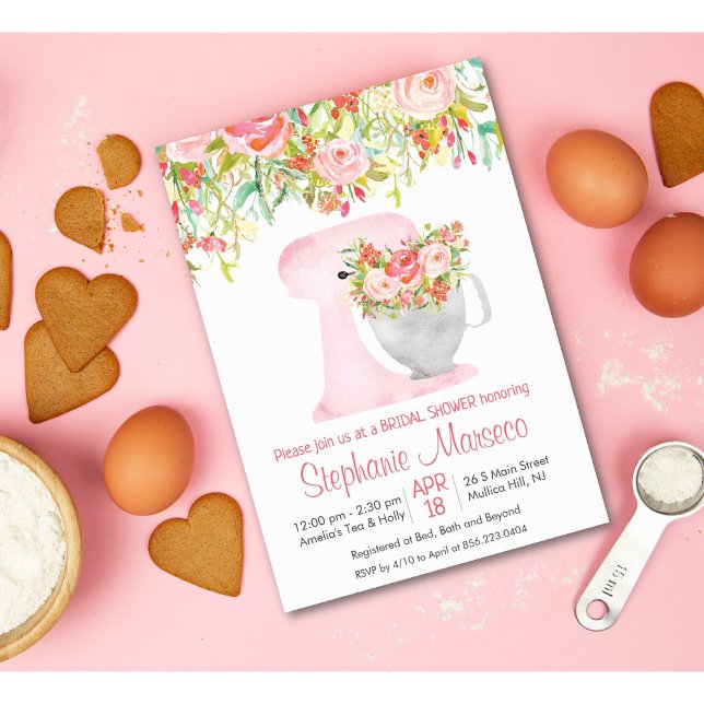 Fête des mariées Kitchen Tea Invitation (Créateur téléchargé)