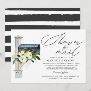 Fête des mariées Par Mail Invitation Verdure & Or