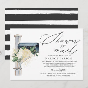 Fête des mariées Par Mail Invitation Verdure & Or