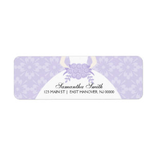 Fête des mariées pourpre Damask