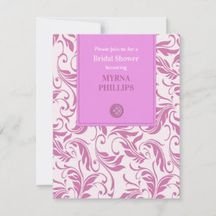 Fête des mariées Purple Invitation