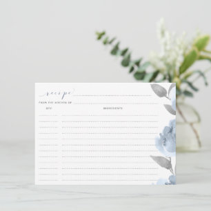 Fête des mariées Recette Cartes Dusty Blue Grey Ma