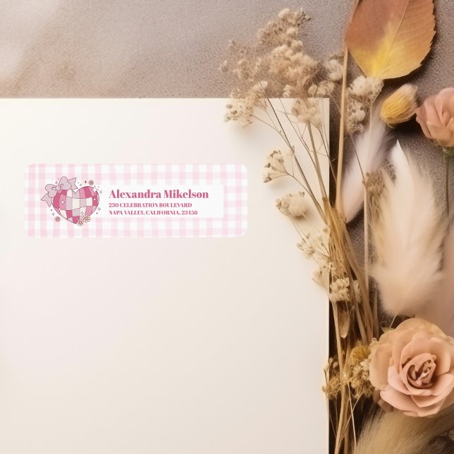 Fête des mariées Retro Disco Cute Rose Bow (Créateur téléchargé)