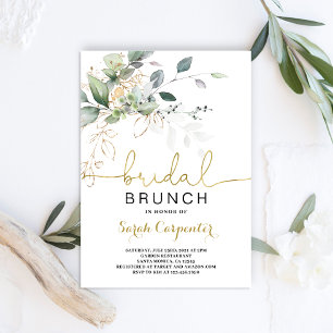 Fête des mariées verdoyante Brunch invitation