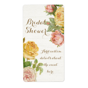 Fête des mariées vintage Florale Whitewash Spring