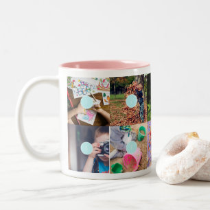 Fête des mères 10 Photos Collage Mug
