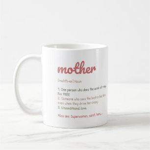 Fête des mères Définition Mug Fleur sauvage