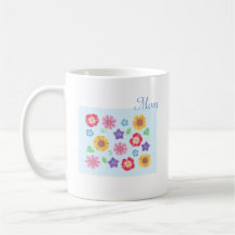Fête des mères Jardin de fleurs mignonnes Café Mug