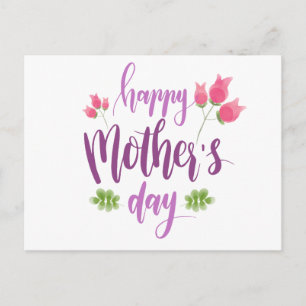 Fête des mères joyeuses   Carte postale