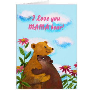 Fête des mères MAMA ours