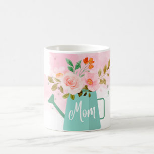 Fête des mères Mug avec arrosage Can & Flowers