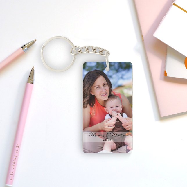 Fête des mères Photo et Porte - clé de texte perso (Créateur téléchargé)