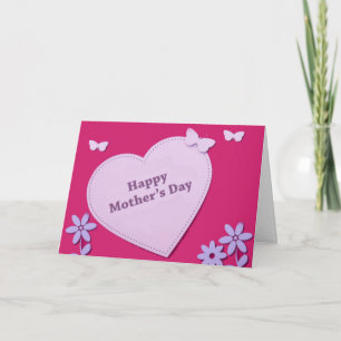 Fête des Mères pour la carte de voeux de Fête des 