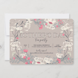 Fête des mères Tea Party / Brunch Invitation