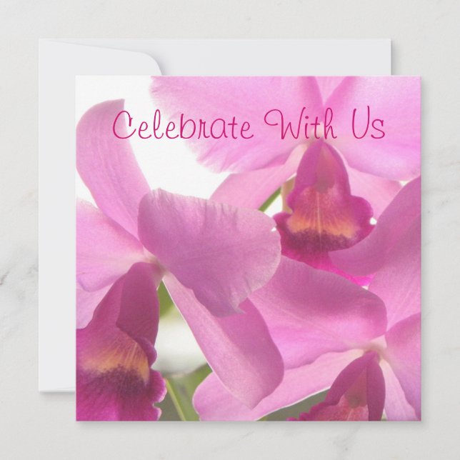 Fête des orchidées/ Invitations de toutes les occa (Devant)
