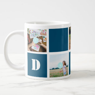 Fête des pères 10 Photos Papa Collage Mug