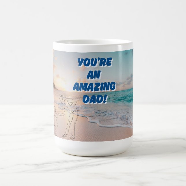Fête des pères à thème Café Mug (Centre)