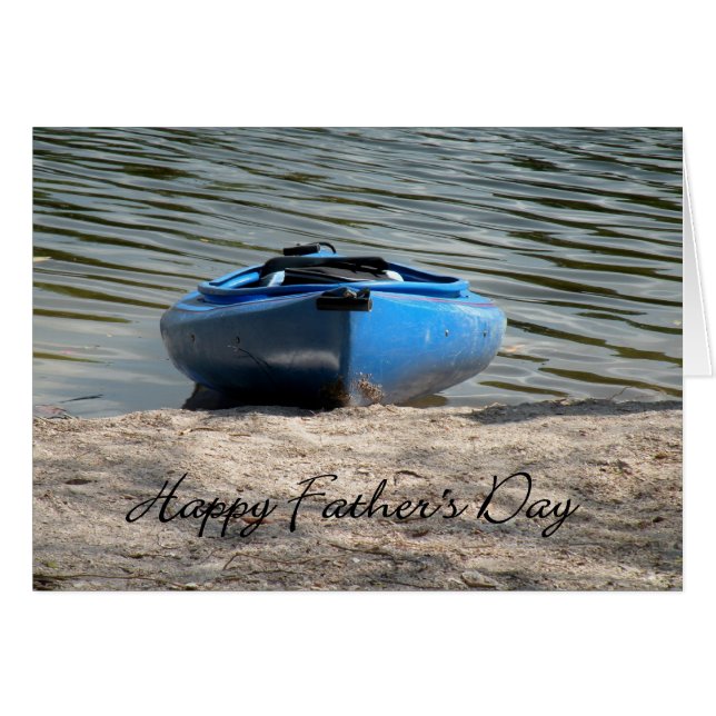 Fête des pères Blue Kayak (Devant horizontal)