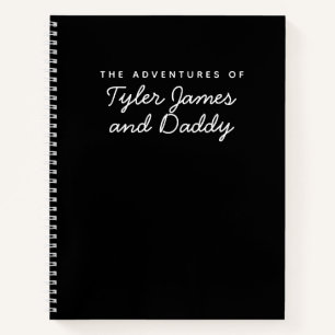 Fête des pères Daddy et Son Keepsaké Journal