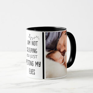 Fête des pères Drôle Nouveau Papa Photo Mug