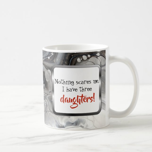 Fête des pères Fête des Mères Filles Mug Maman Pap (Droite)