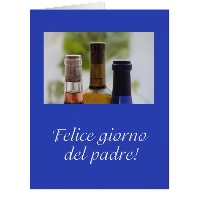 Fête des pères italienne heureuse (Devant)