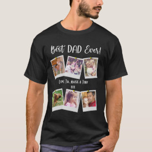 Fête des pères Meilleur Papa Jamais Photo T-shirt
