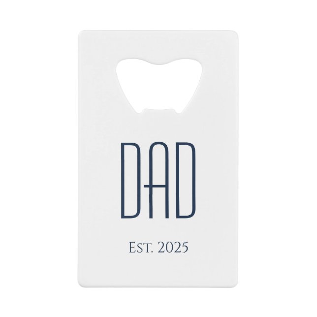 Fête des pères minimaliste Simple Nouveau papa (Devant)