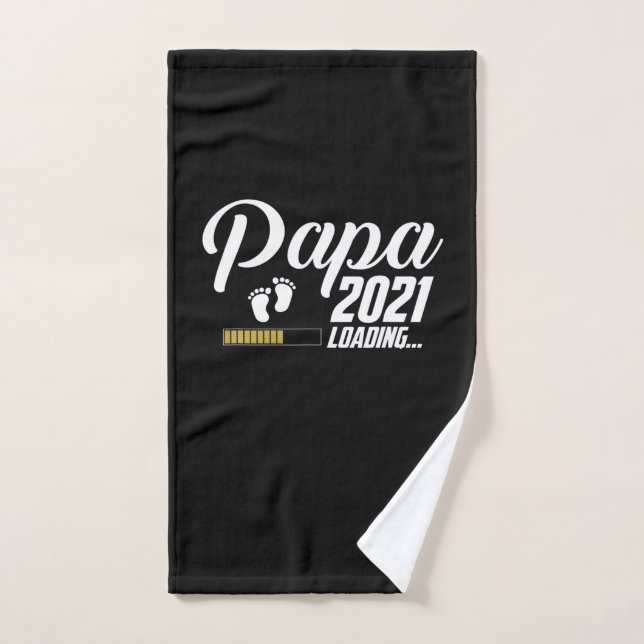 Fête des pères | Papa Chargement 2021 Père pour la (Serviette à main)