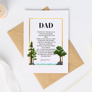 Fête des pères Religieuse / Carte Anniversaire Bib