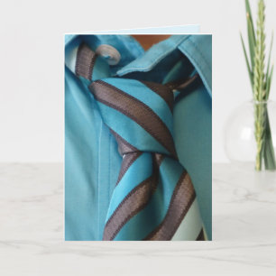 FÊTE DES PÈRES ROBE CHEMISE & CRAVATE CARTE DE SAL