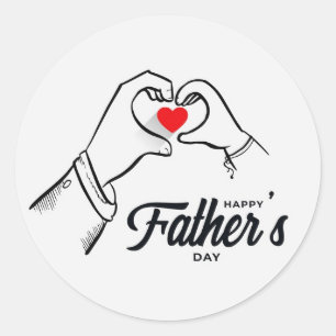FÊTE DES PÈRES Sticker CADEAU