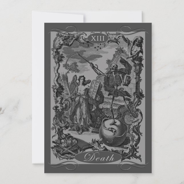 Fête d'Halloween de la carte Tarot (Dos)