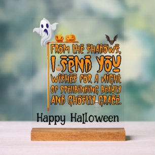 Fête d'Halloween Salutations Fantomatiques