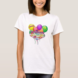 fête du 21e anniversaire à Las Vegas T-Shirt