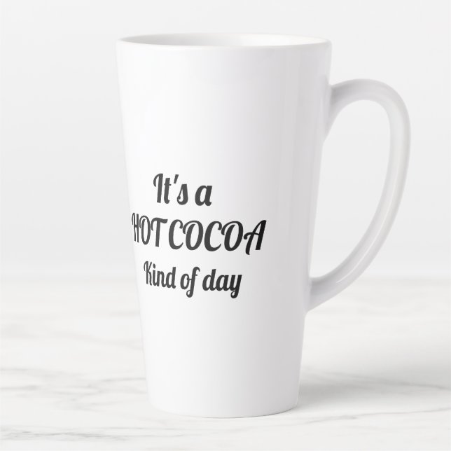 Fête du cacao chaud, Latte Mug (Droite)