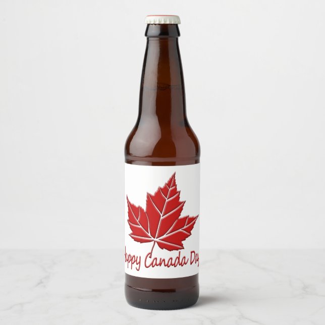Fête du Canada Étiquette Custom Canada Liqueur bou (Devant)