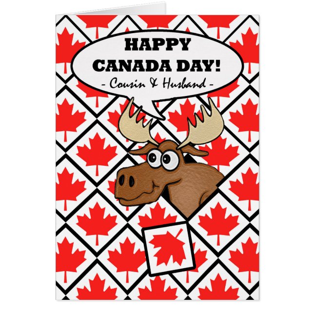 Fête du Canada pour le cousin et le mari, l'origna (Devant)