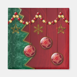Fête factice Magnet de Noël