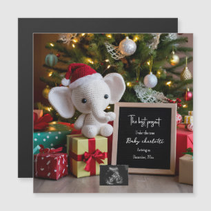 Fête fériée Noël grossesse faire-part