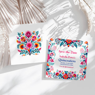 Fête Florale de Quince Ans Mexicaine Invitation à 