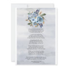 Fête funéraire de la vie Carte de remerciements ph