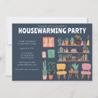 Fête Invitation Cute Living Room Shelts