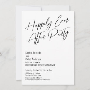 Fête "Joyeux Jusqu'à La Fin Des Temps" Invitation